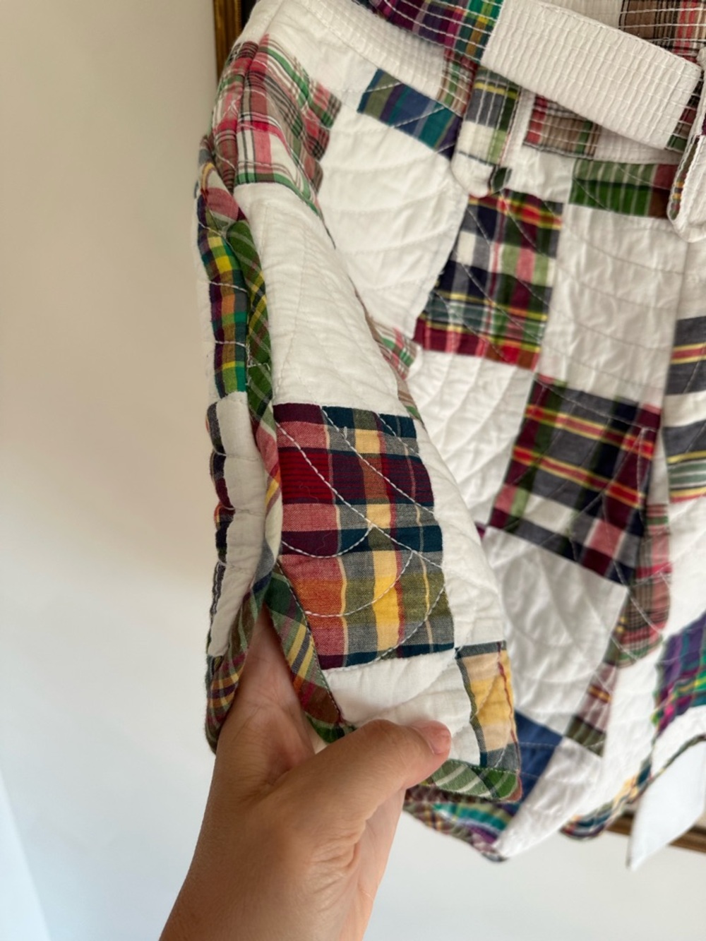 Sezane Patchwork Island Shorts FR 44 US 12 - Picture 7 of 11